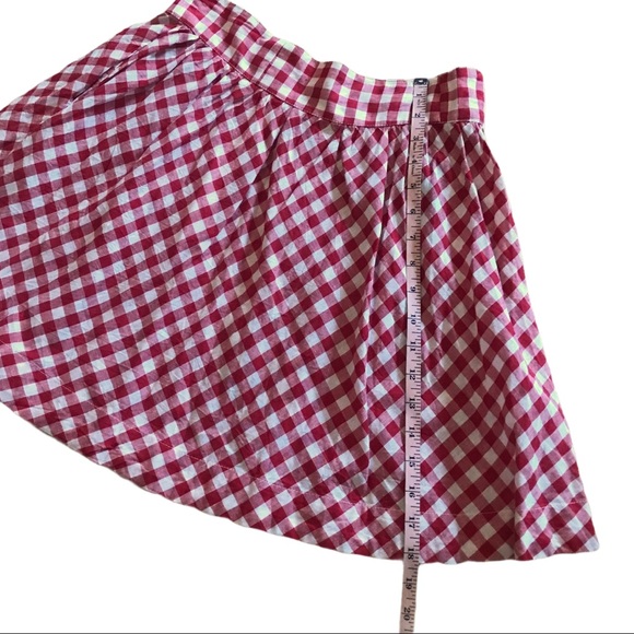 Forever 21 Red Gingham Skater Skirt | Medium - Picture 9 of 9